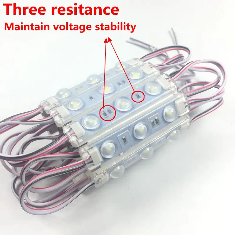 20pcs/lot Led Module Light DC12V IP65 Waterproof 3030 3leds injection 1.5W For Advertising Design Backlight | Лампы и освещение