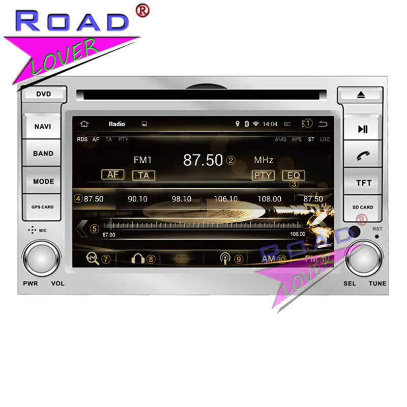 Автомобильный DVD плеер Roadlover Android 8 0 видео для Hyundai I20 2008 стерео GPS навигация