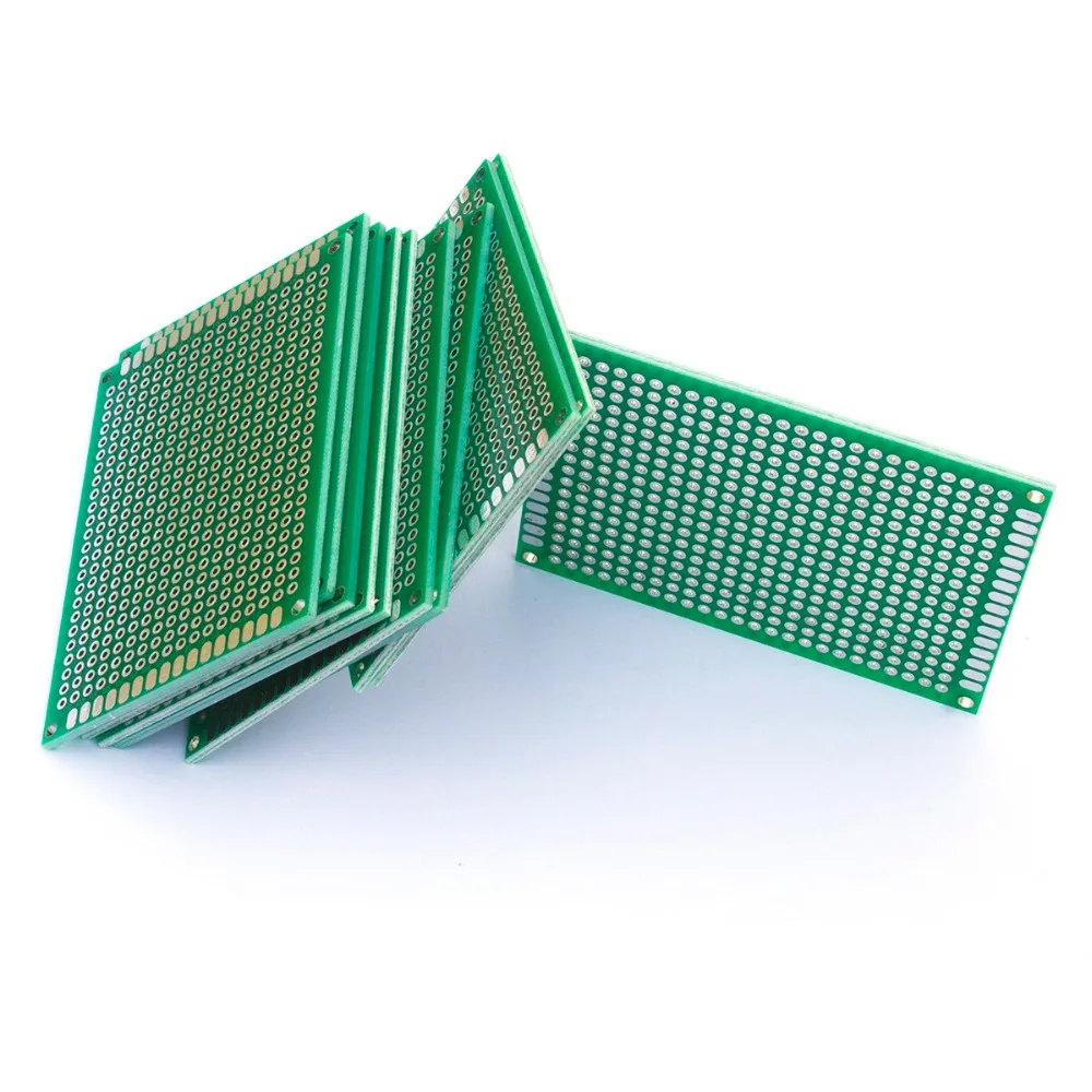 MCIGICM 100 шт. двухсторонний Прототип PCB diy универсальная печатная плата 5x7 см