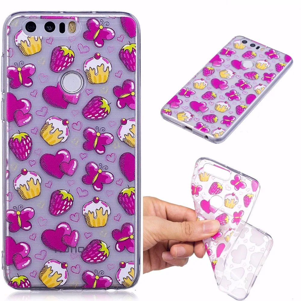 ARYIKUM Bumper Case For Huawei Honor 8 Honor8 Lte Dual FRD-L19 32gb 64gb Silicone Phone Accessories Cover Huawey |