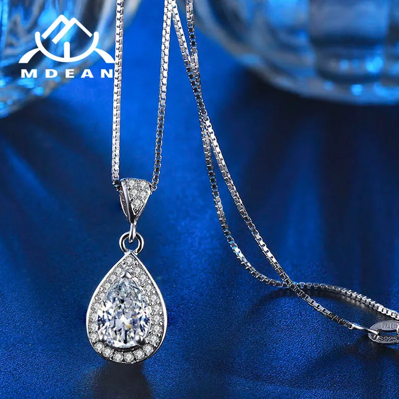 MDEAN винтажная Свадебная цепочка белый золотой цвет AAA циркон ювелирные изделия