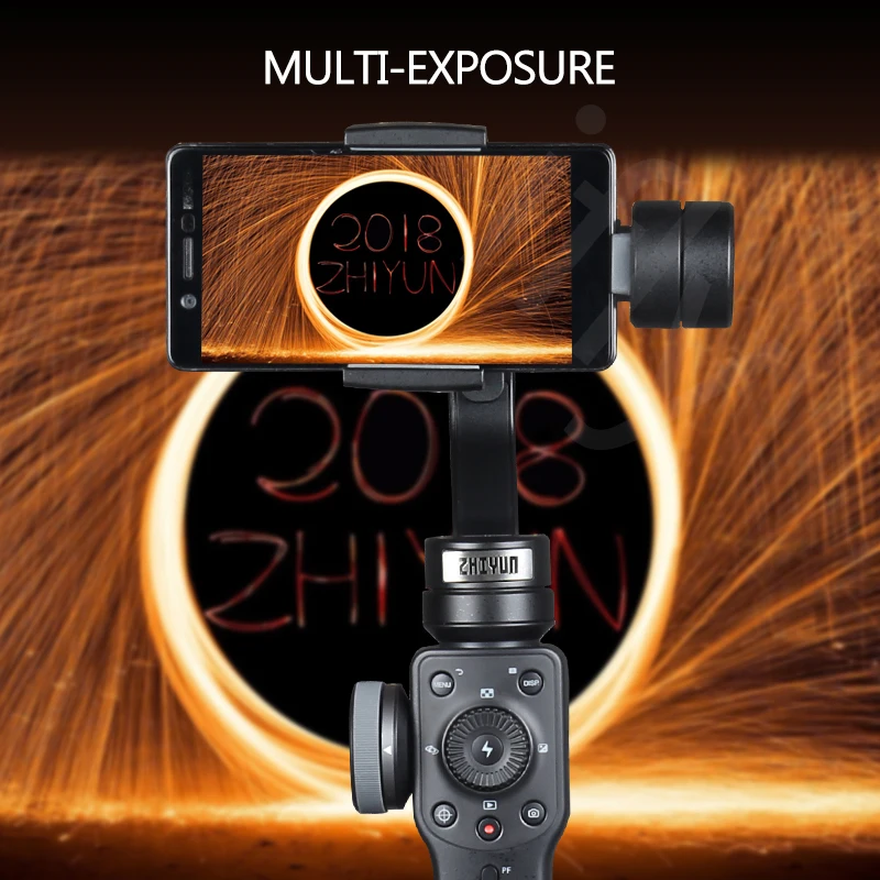 ZHIYUN Smooth 4 Официальный Gimbal стабилизатор для iPhone X Xs Max samsung S8 Экшн камера 3 оси ручной смартфон