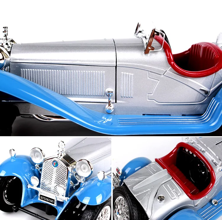 Высокое качество 1:18 Alfa Romeo 8C моделирование цинковый сплав модель Расширенная