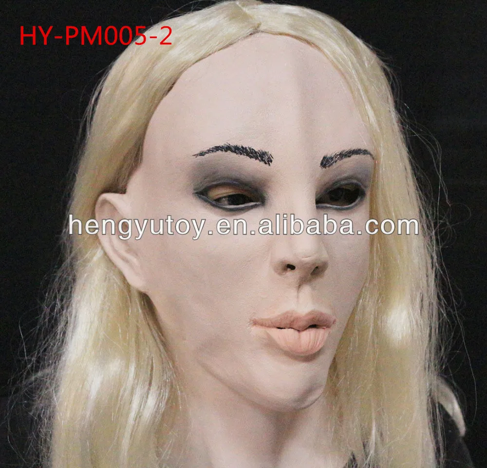 Adult Size Cosplay Transgender Party Fancy Dress Latex Old Female Mask | Дом и сад