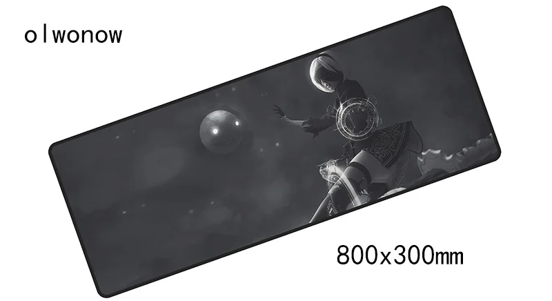 Size 800x300x3mm NieR Automata коврик для мыши 800x300x3 мм коврик для мыши большой коврик для ноутбука notbook компьютерный игровой коврик для мыши популярные игровые коврики для геймеров - Цвет: Size 800x300x3mm