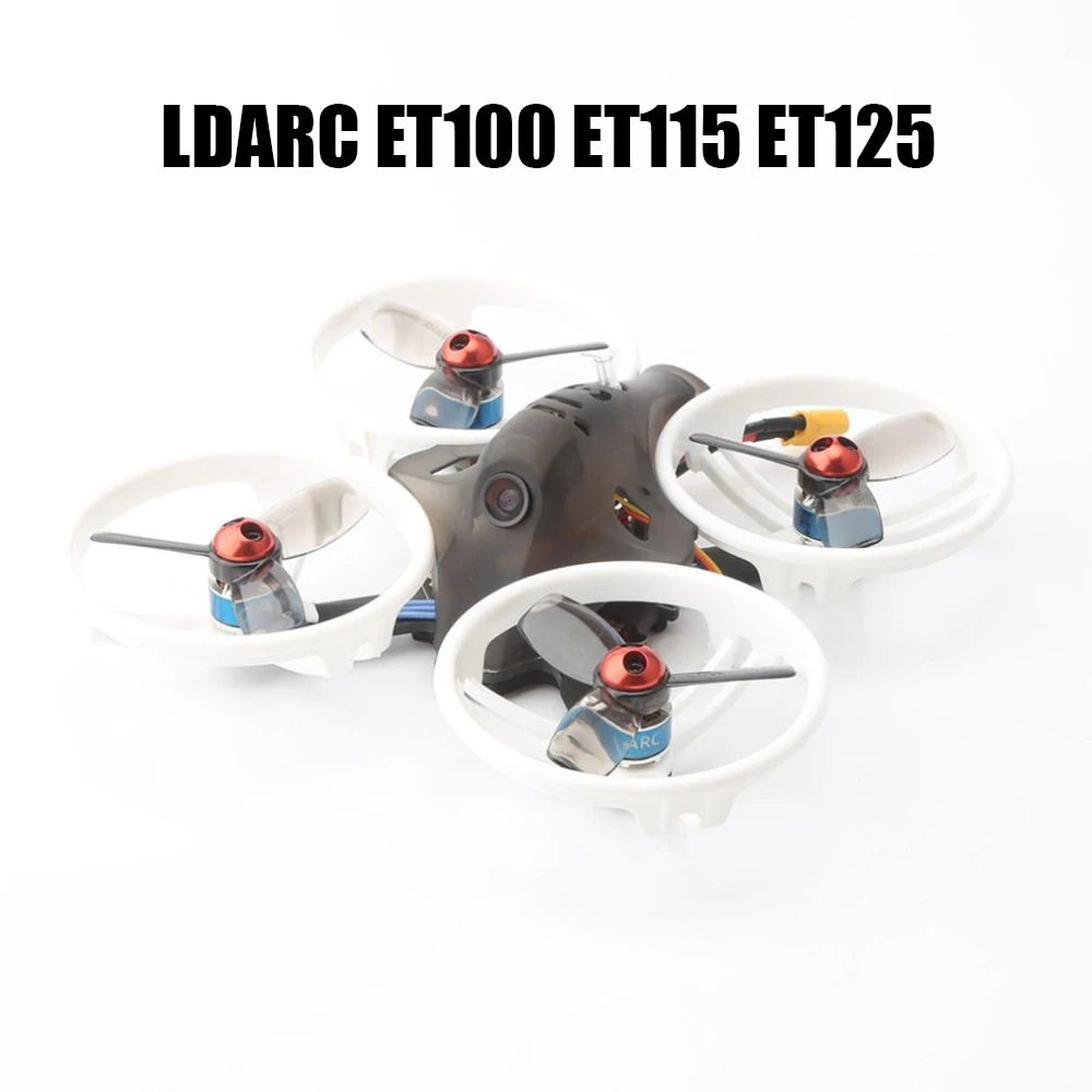 Гоночный Дрон KINGKONG/LDARC ET Series ET100 ET115 ET125 2S 3S аккумулятор Micro FPV камера 800TVL 16 каналов 25