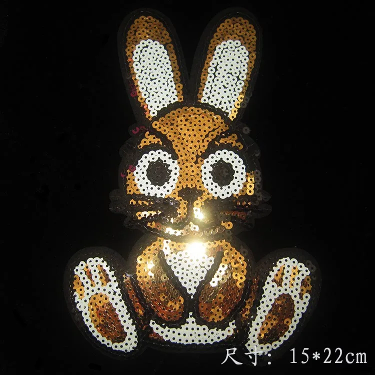 2 шт./лот Переводные блестки в виде кролика дизайнерские Стразы для горячей