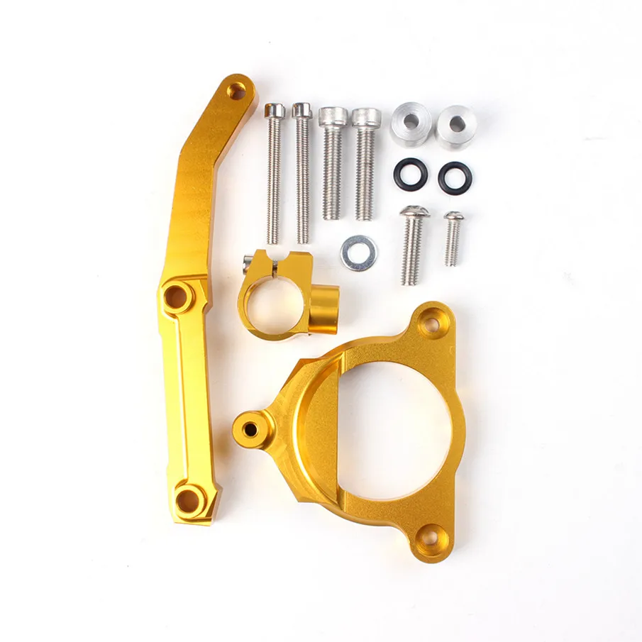 

CNC Aluminum Steering Damper Stabilizer Bracket Mounting Holder For Kawasaki Z800 2013 2014 2015