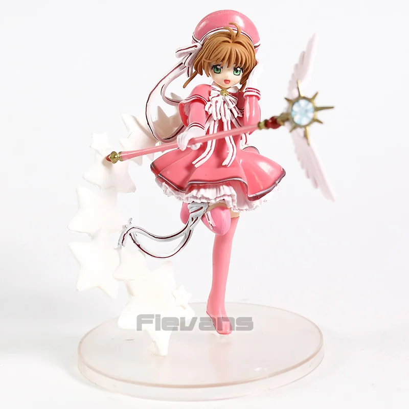 CardCaptor Сакура прозрачная карта Сакура КИНОМОТО ПВХ фигурка Коллекционная модель игрушки