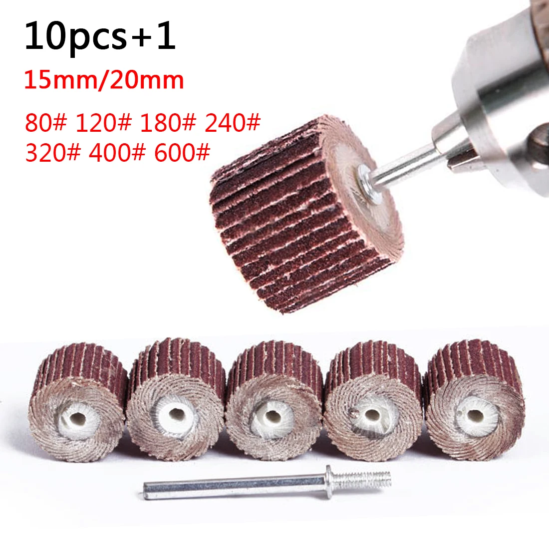 Dremel мини ДРЕЛЬ 80 120 180 240 320 400 600 Грит шлифовальный круг диск замена абразивный