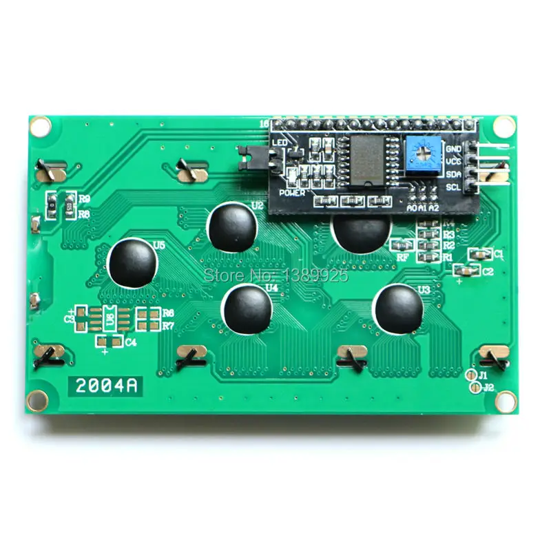 10 шт. ЖК-панель 2004 20*4 LCD 20X4 5V IIC/I2C/TWI желто-зеленый экран дисплей ЖК-модуль |