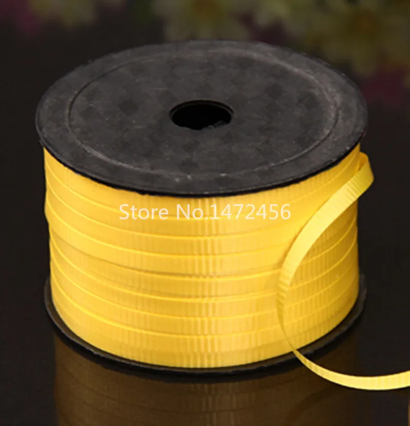 Серебряный цвет 90 метров длина ленты Свадебные Воздушные шары веревка