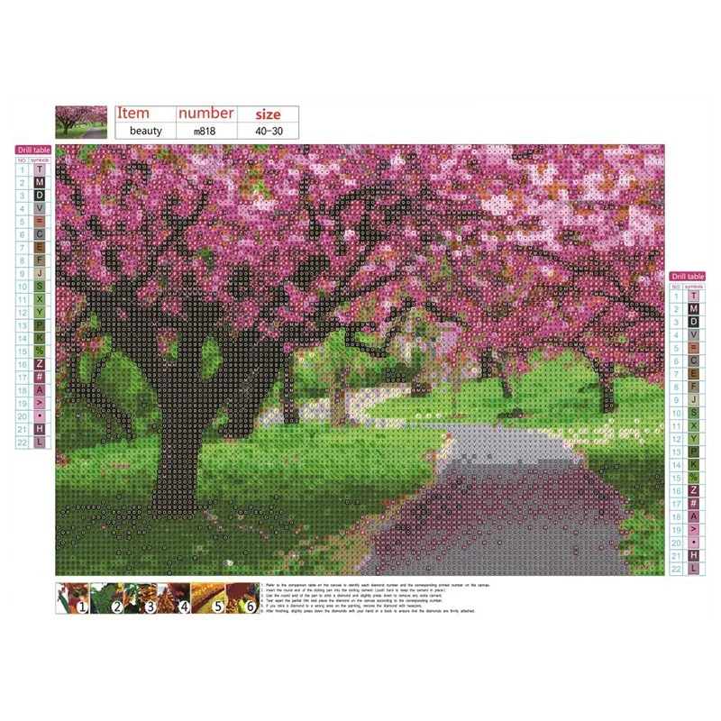 Romantic Landscape 5D DIY Diamond Painting Art Drawing Crafts Diamond Painting Cross Stitch Kits