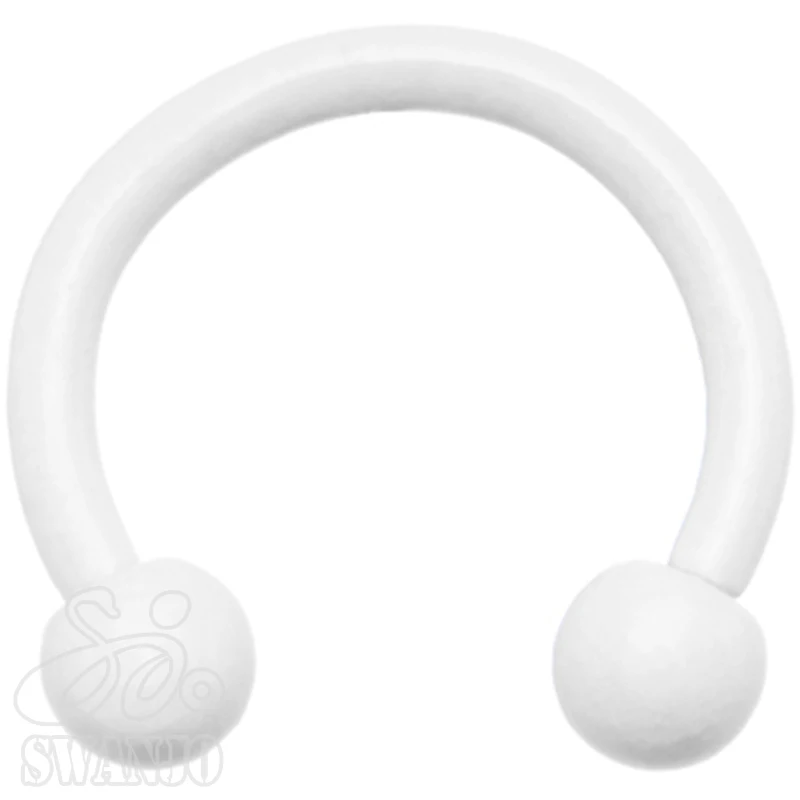 2шт. Пирсинг . Штанга для губы или носовой перегородки из хирургической стпли |