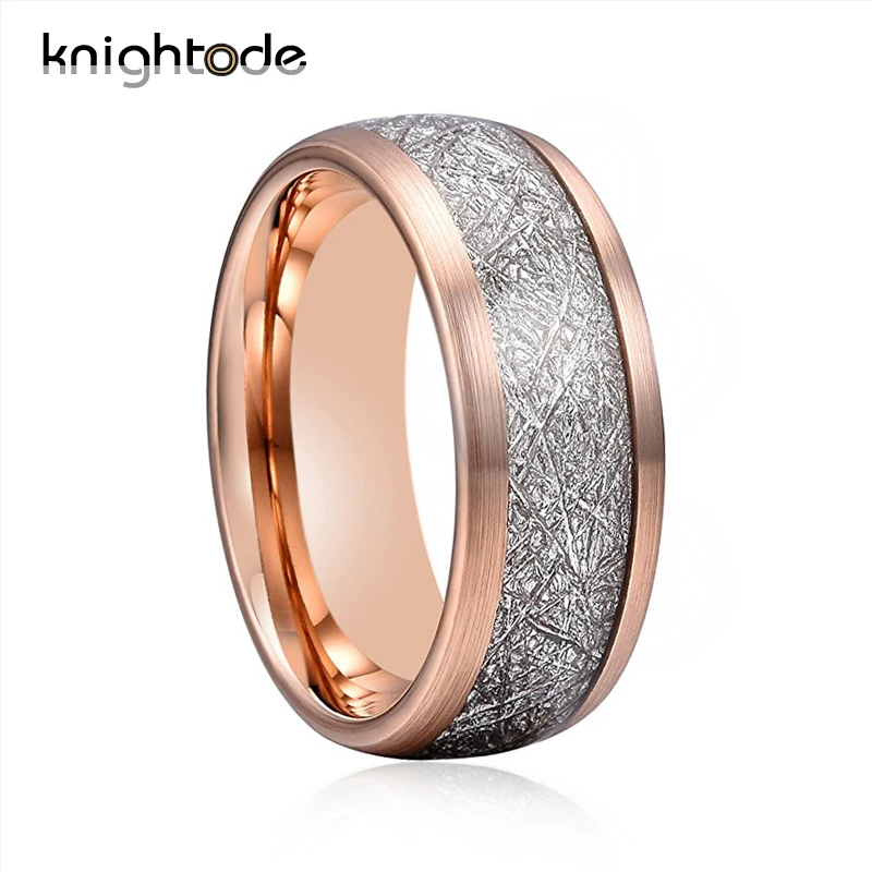 Обручальное кольцо из вольфрама ювелирное изделие карбида для мужчин и женщин с