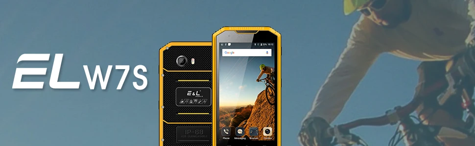 E& L W7S 4G водонепроницаемый 5,0 дюймовый HD IP68 мобильный телефон MTK 6737 четырехъядерный 16 ГБ+ 2 Гб смартфон сенсорный Android 7,0 прочные телефоны