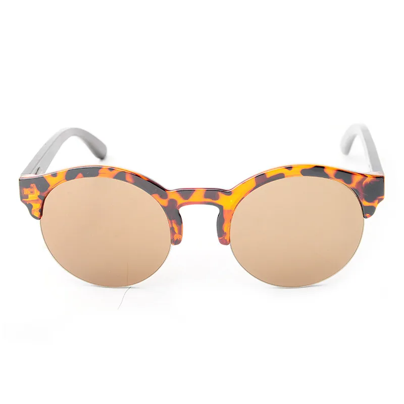 Солнцезащитные очки LONSY для мужчин и женщин модные круглые бамбуковые Роскошные