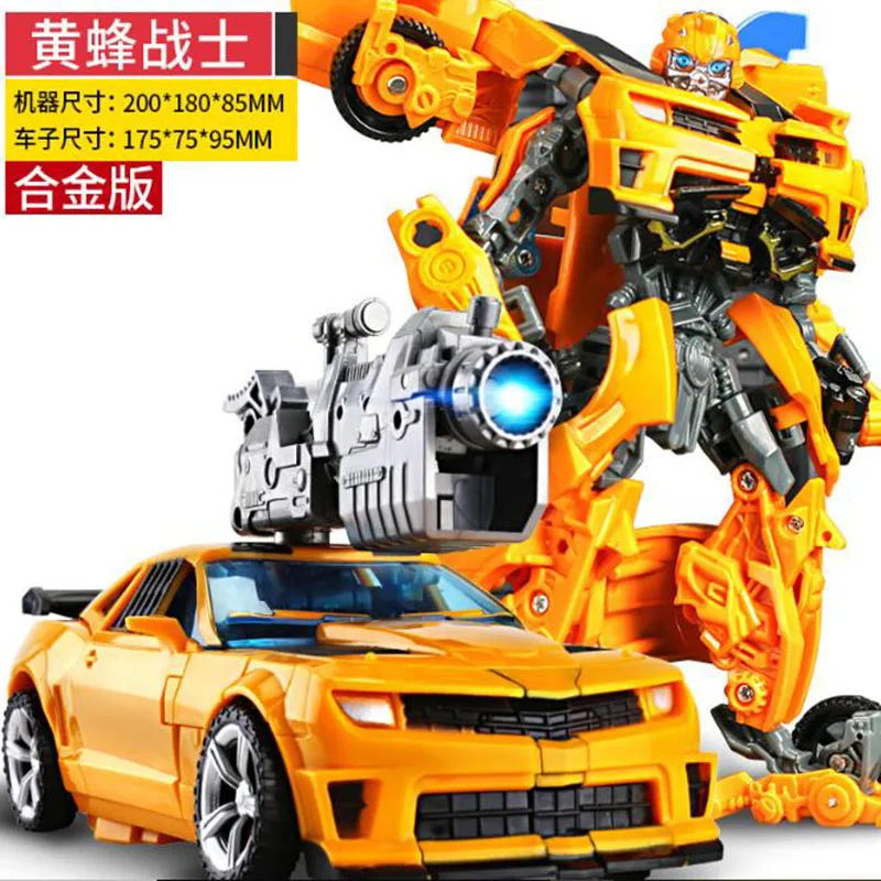 Сплав деформации автомобиль игрушка робот Optimus Bumble пчелы Фигурки игрушки для