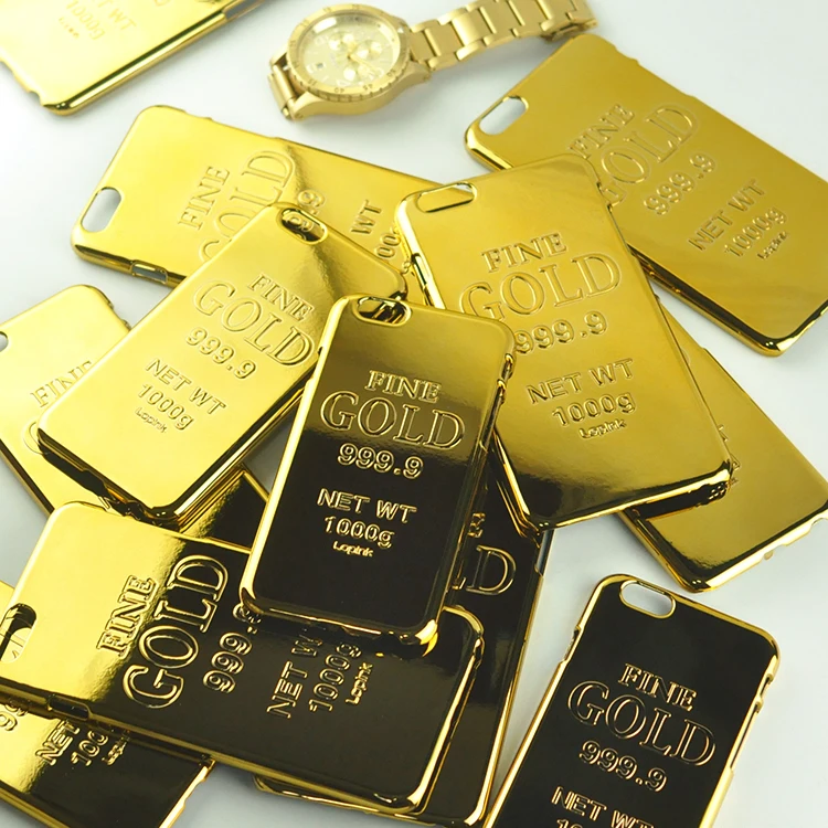 Роскошный блестящий чехол bullion Gold bars 999 твердый пластиковый чехол Чехол для iPhone 6 6 S plus S 6 plus шикарные чехлы для телефонов capa
