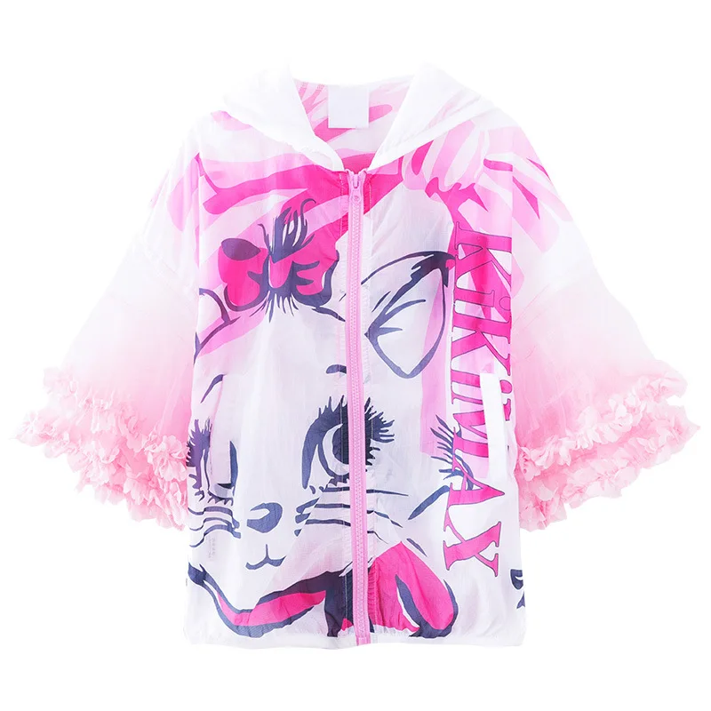 Детская одежда для девочек защиты от солнца летняя тонкая секция новинка 2019 года