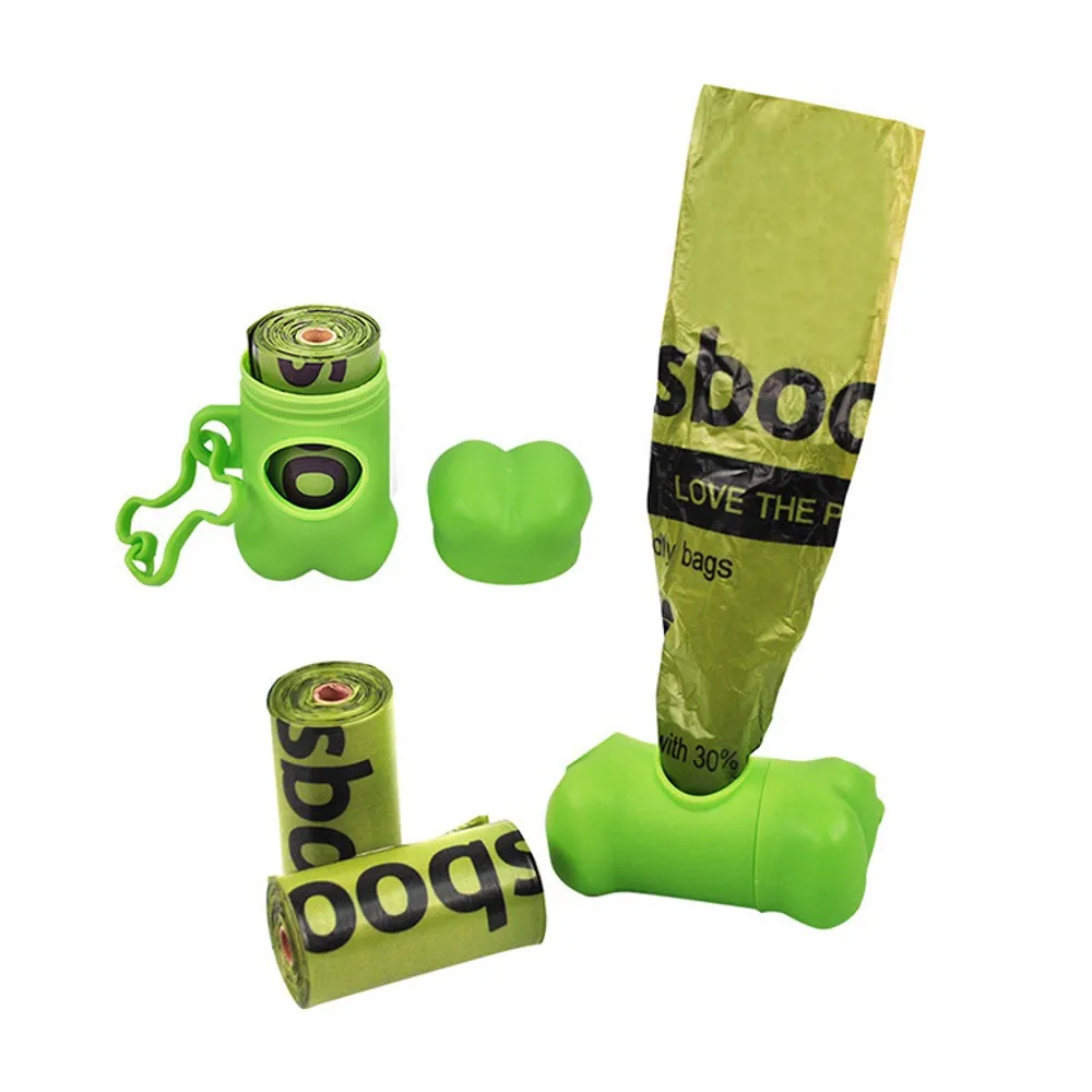 Высокое качество собачий мешок для мусора 24 рулона/упаковка 360 шт утолщенный мешок для чистки какашек подходит для всех домашних питомцев, щенков, кошек, уличных помещений, для уборки мусора