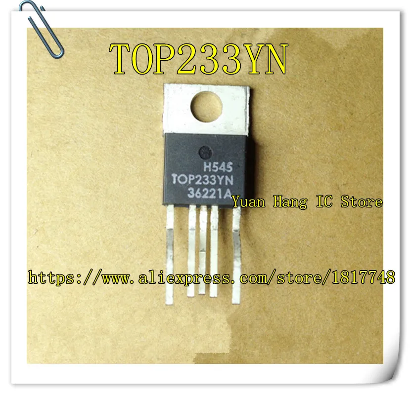 10 шт./лот TOP233YN TOP233Y TOP233 TO 220 чип управления питанием IC новый