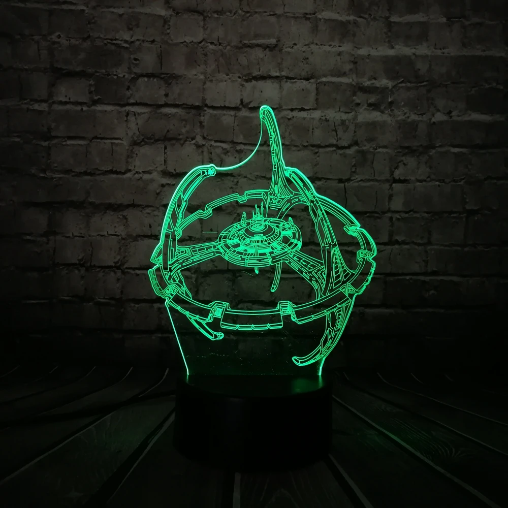 Новое поступление звездная война трек 3D яркие разноцветные лампочки RGB