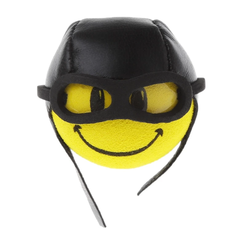 Автомобиль стиль желтый Забавный мультфильм кукла антенна Мячи плюш eva пена