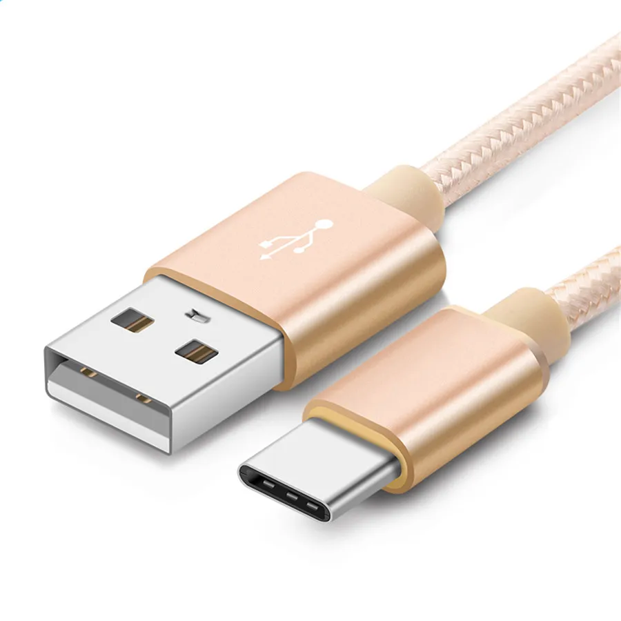 Тип USB c Зарядное устройство высокое Скорость 3.0 Нейлон Плетеный для Samsung Galaxy S8 Note8