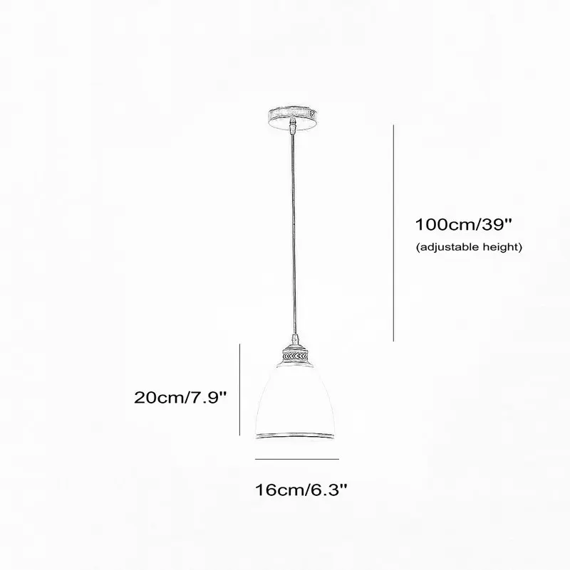 Подвесной светильник из стекла в винтажном стиле Подвесная лампа E27 220v 110v для