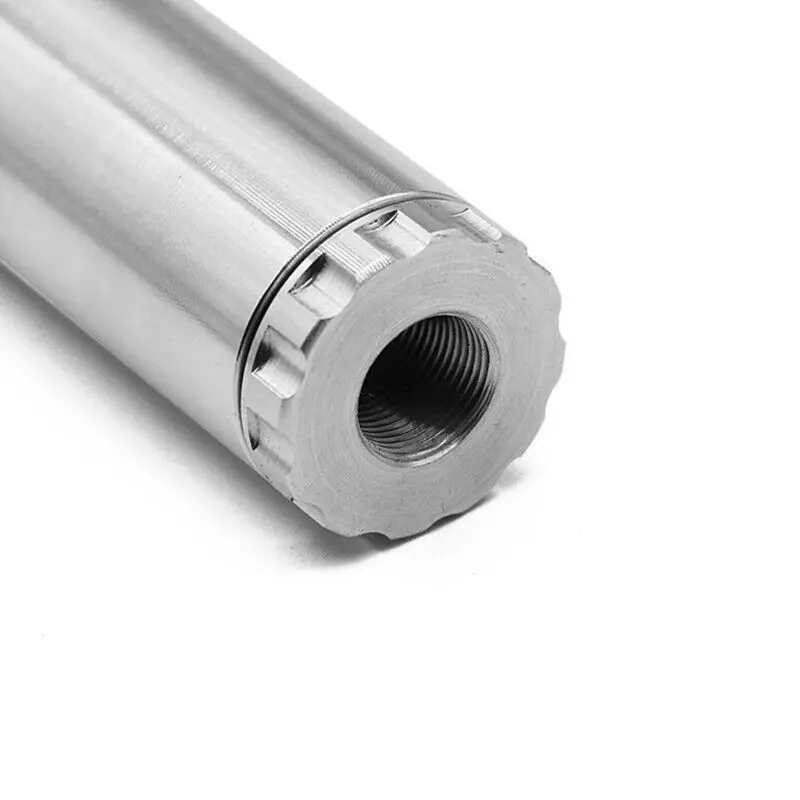 

New 1/2-28 5/8-24 Aluminum Fuel Trap/Solvent Filter for NAPA 4003 WIX 24003 qt4001 Car Accessories