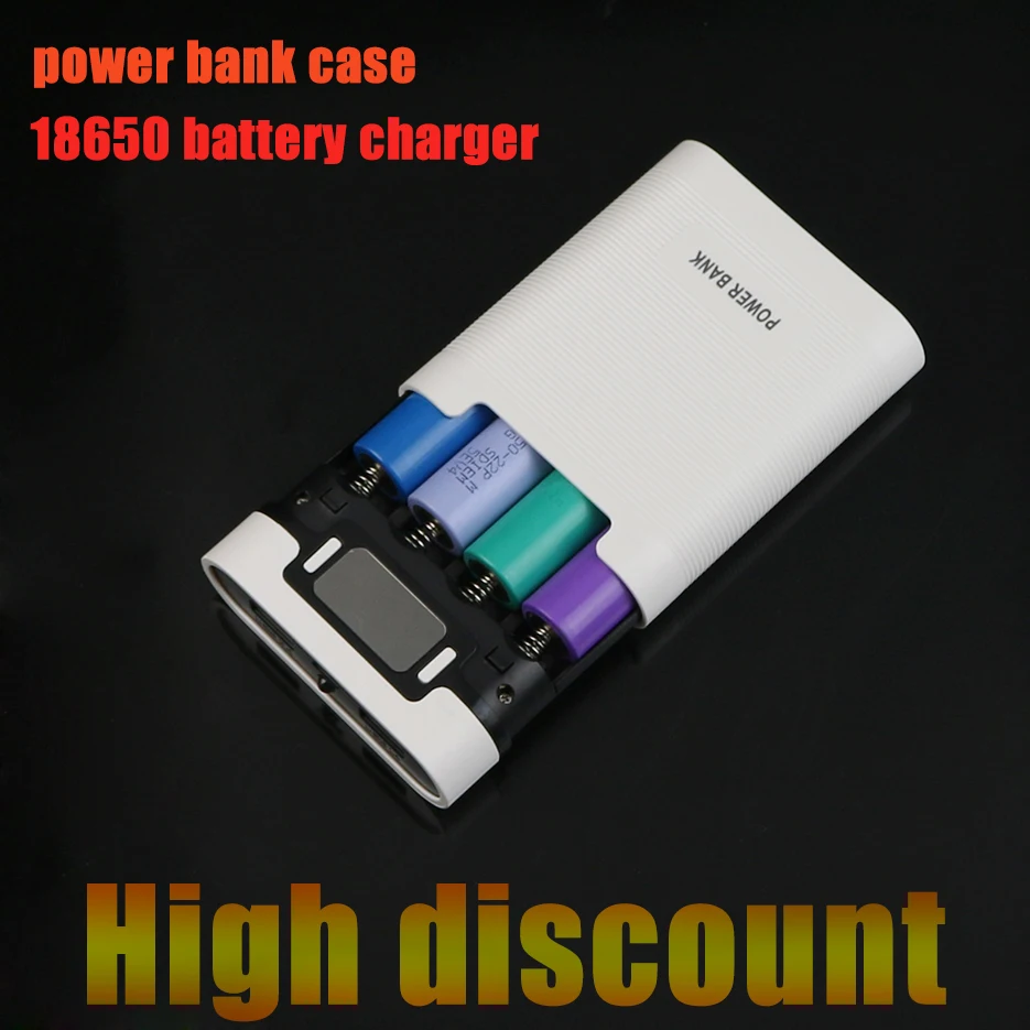 Evewher 18650 lion Batery 4 слота перезаряжаемая коробка для зарядного устройства со