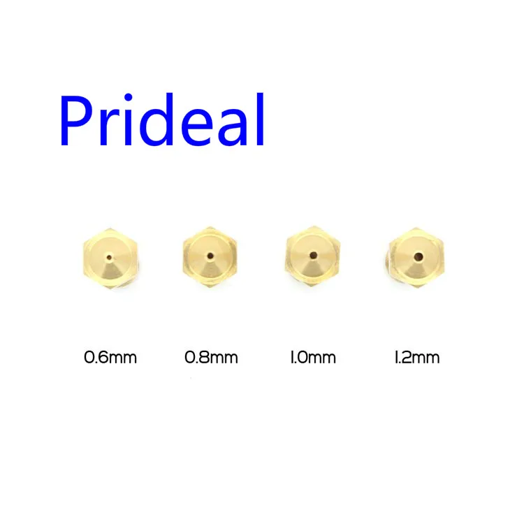 Удлиненная насадка из латуни Prideal медная удлиненная 0 6 мм/0 8 мм/1 2 мм для нити 1 75 M6 *