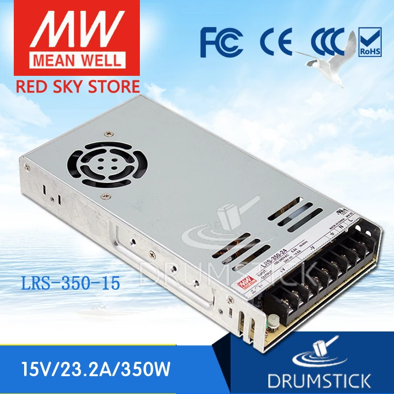 Оптовая продажа цена товара MEAN WELL! LRS 350 15 15V 23.2A meanwell 348W один Выход | Отзывы и видеообзор