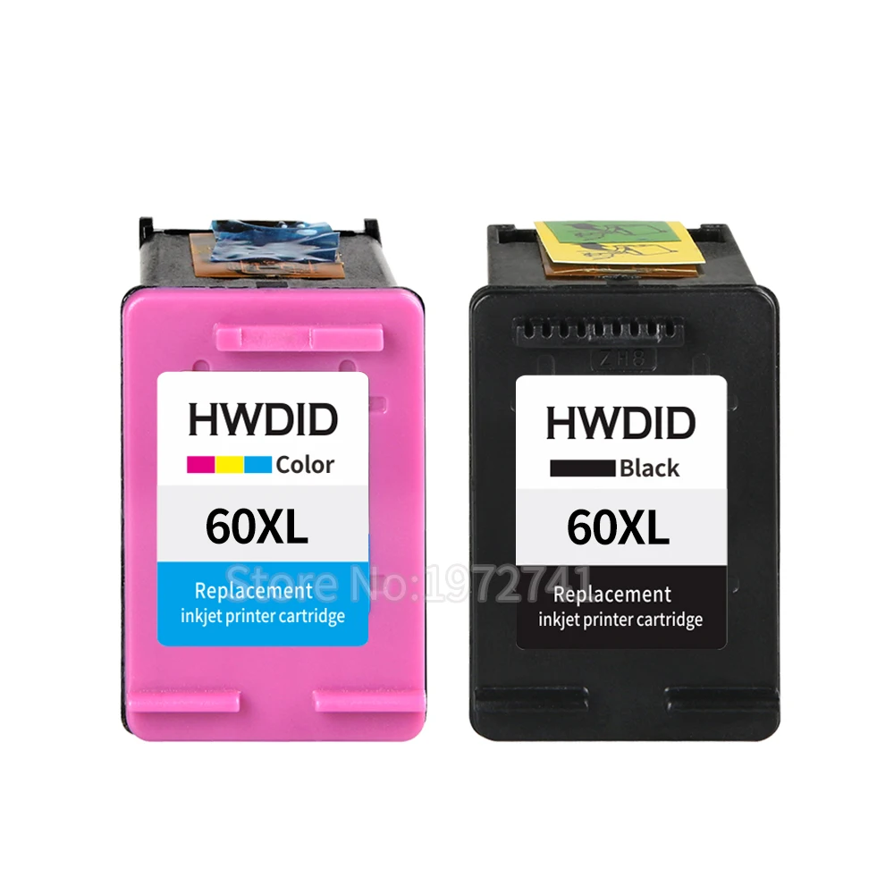 Замена чернильных картриджей HWDID 60XL для HP 60 XL Deskjet D2530 D2545 F2430 F4224 F4440 F4480 ENVY120 C4650 C4680|ink