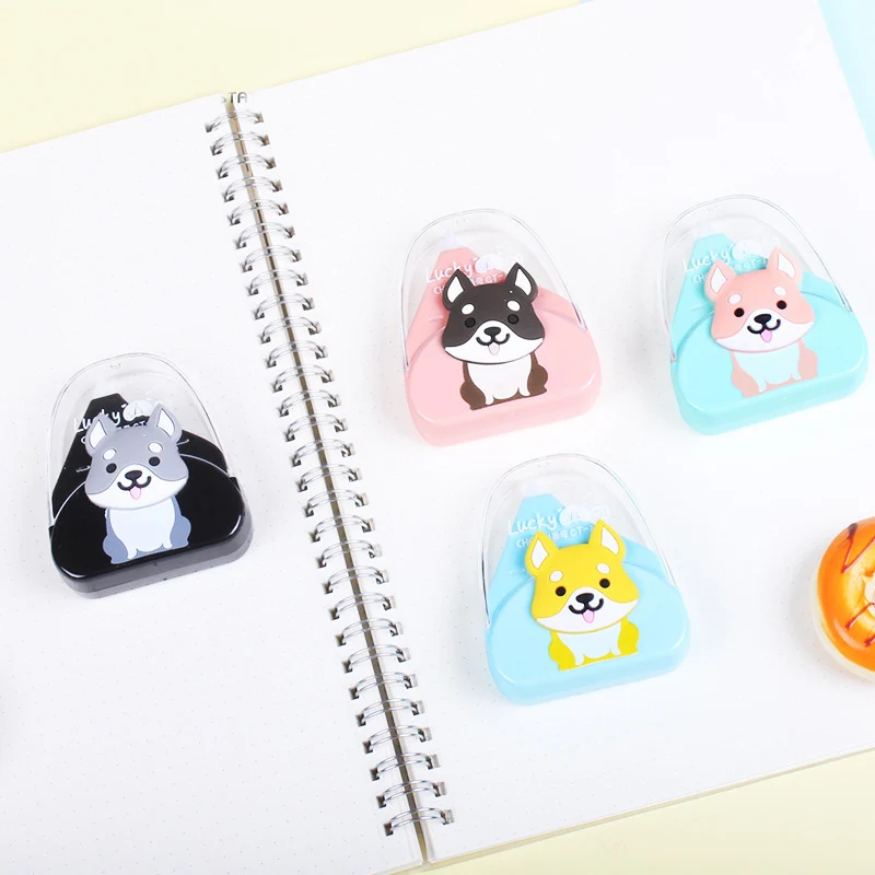 Милый мультфильм Kawaii Шиба ину собака коррекция лента для детей школьные