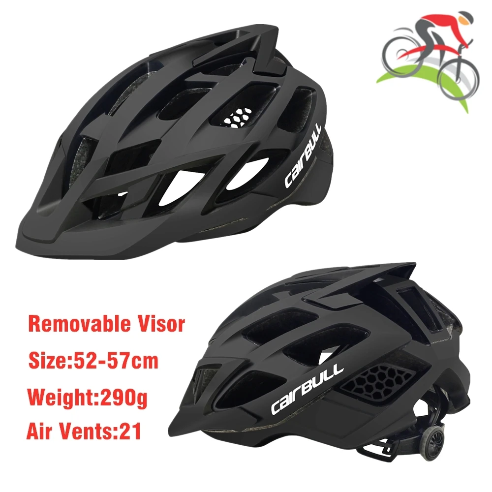 Cairbull горный велосипедный шлем Casco MTB велосипедный шлем с удаляемый козырек сверхлегкий спортивный безопасный велосипедный шлем BMX
