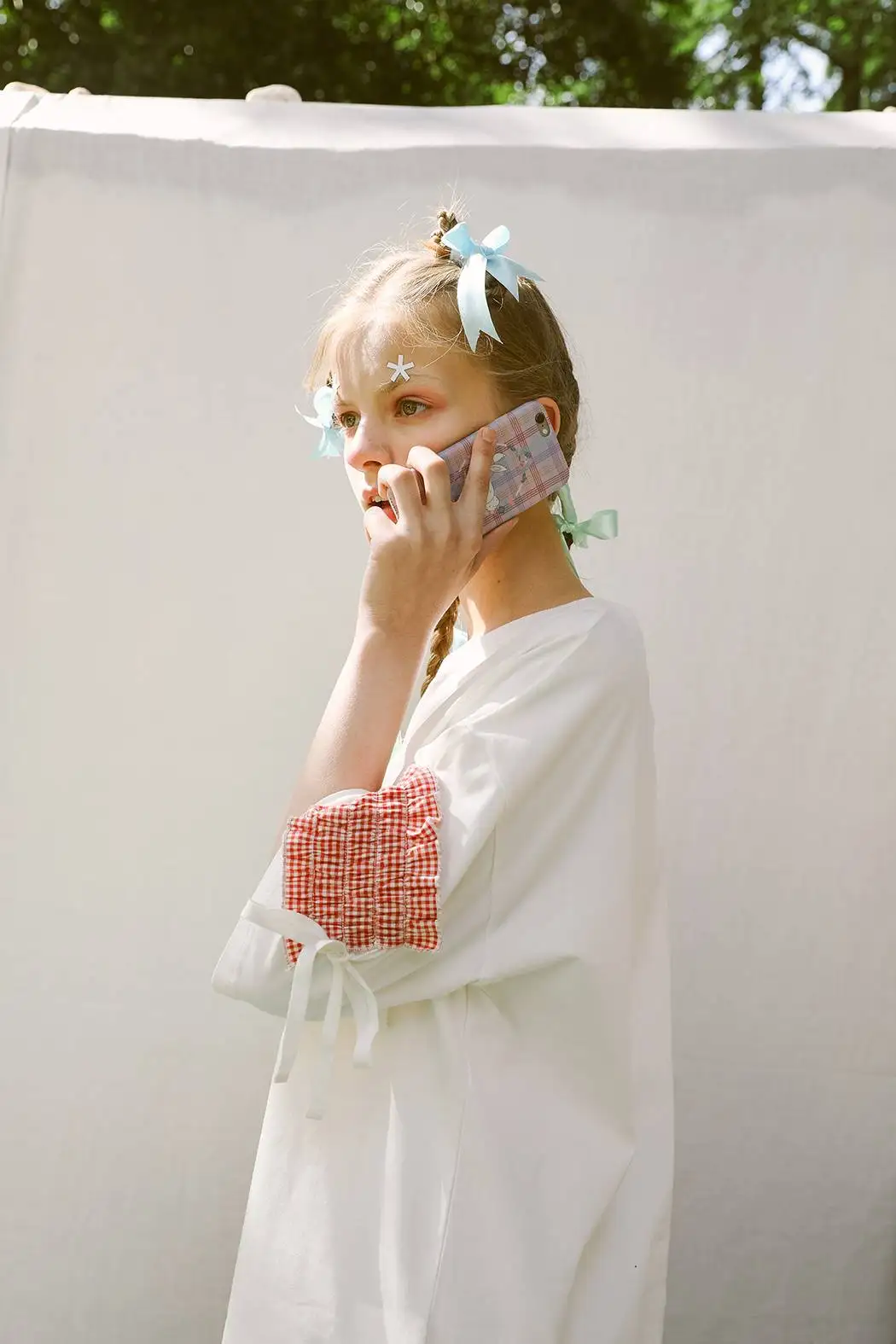 Оригинальный дизайн женская летняя белая футболка с принтом кролика из