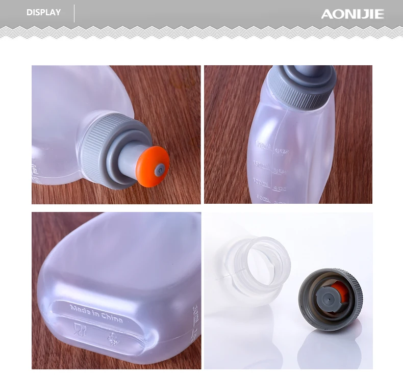 2 шт AONIJIE бутылки для воды колба контейнер для хранения BPA бесплатно для бега гидратационный пояс Рюкзак, Сумка-пояс жилет Кемпинг SD05 SD06