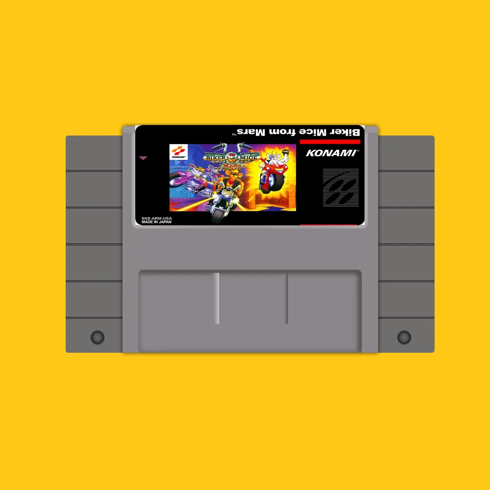 Хит продаж 46 контактный 16 битный игровой картридж NTSC байкерские мыши с Марса|16
