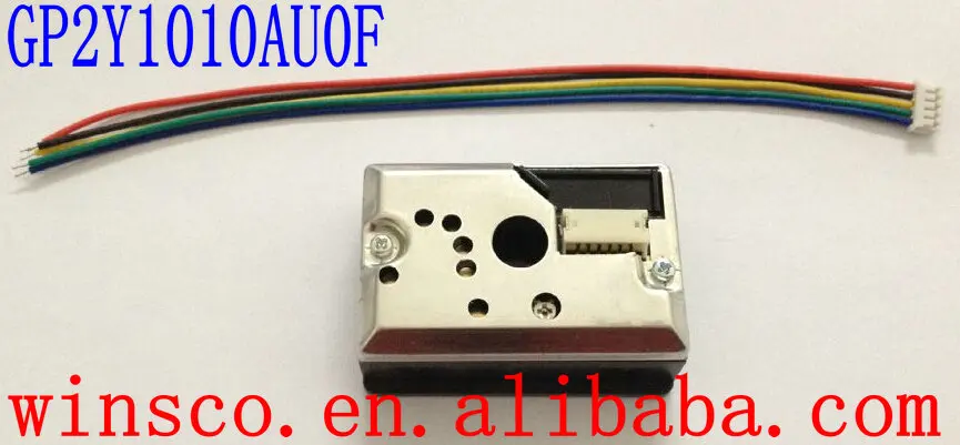 GP2Y1010AU0F 100% NEW SHARP Optical Dust Sensor GP2Y1010 free shipping add cable 5pcs/lot | Connectors