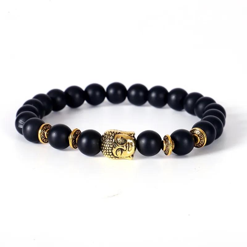 Браслеты с бусинами для женщин браслет Будды Pulseira Masculina мужские ювелирные