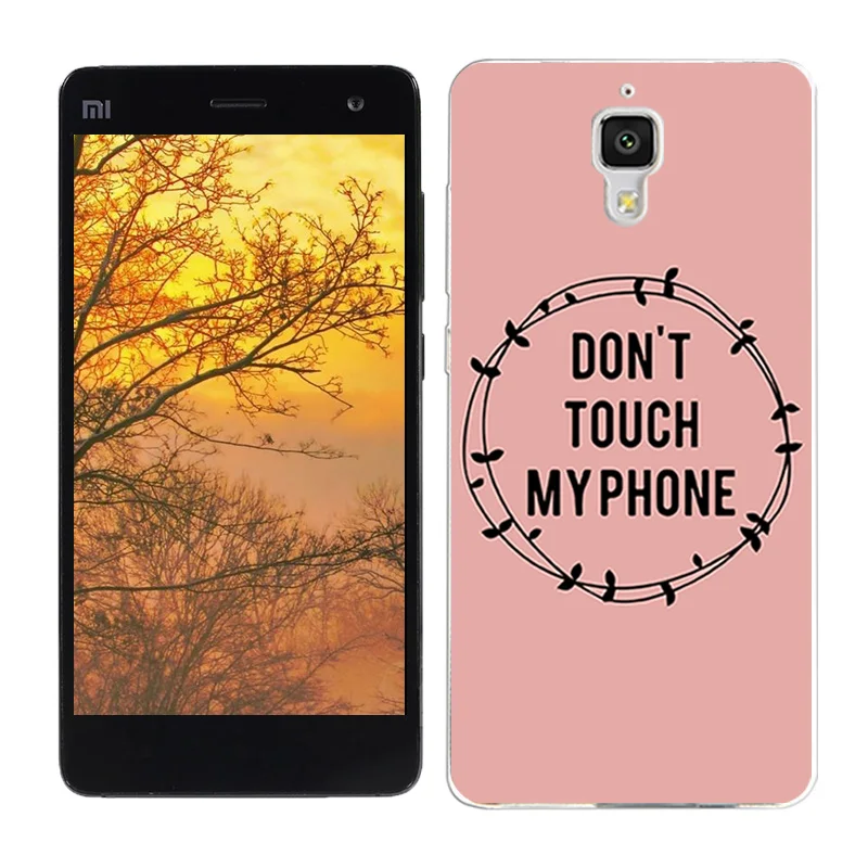 03 Мягкий силиконовый чехол для Xiaomi mi 4 чехол Обложка для Xiaomi mi 4 принципиально бобы цветной термопластический защитный чехол для телефона крепление для спортивной камеры Xiao mi M4 Coque - Цвет: 03
