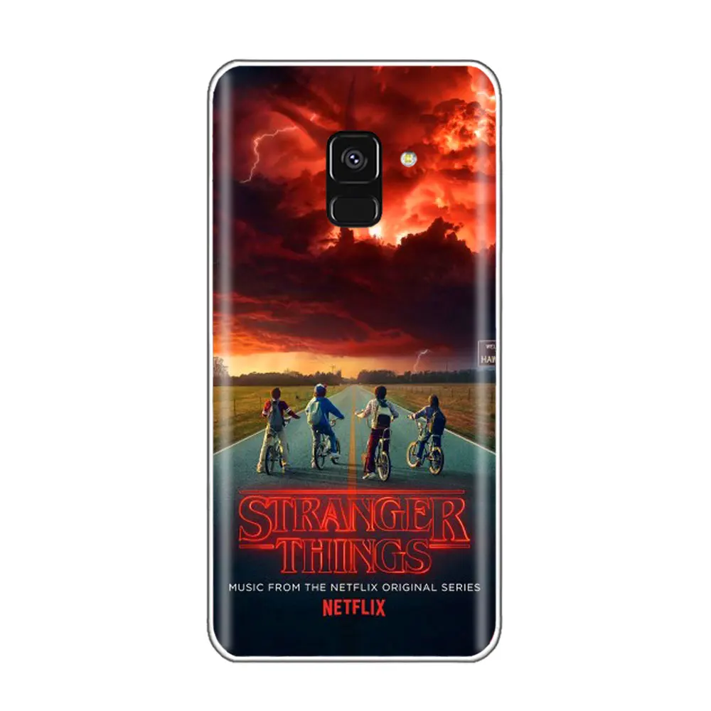 TPU D1722 Странные Вещи ТВ Логотип ABC run Бисер для украшения для samsung S7 S6 edge S9 S8 S9 Plus A3 A5 A7Soft TPU чехол для A6 Plus - Цвет: TPU D1722