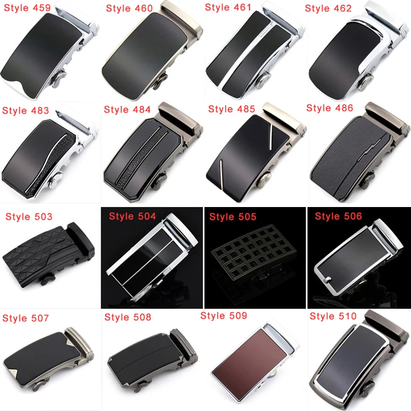 3.5cm Width New Fashionable Automatic Buckle Waistband Ratchet Real Genuine Leather Belts For Mens