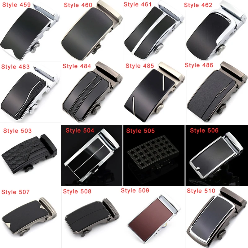 

3.5cm Width New Fashionable Automatic Buckle Waistband Ratchet Real Genuine Leather Belts For Mens
