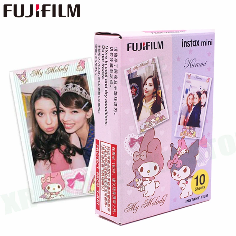 Fujifilm Instax Mini 8 9 пленка My Melody Fuji мгновенная фотобумага 10 листов для 70 7 s 50 s 50i 90 25 Share SP-1 2 Lomo camera