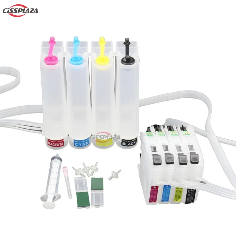 

CISSPLAZA LC203 LC201 CISS compatible For MFC- J4320DW J4420DW J4620DW J5520DW J5620DW J5720DW Continuous Ink Supply System