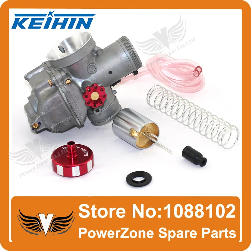 KEIHIN PE28 Гонки Карбюратор 28 мм С Резиновым Адаптер Fit Мотоцикла Мопед Скутер Байк ATV
