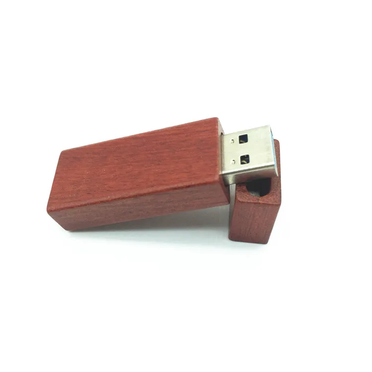 Логотип на заказ Деревянный бамбуковый USB флеш накопитель драйвер дерево чипы